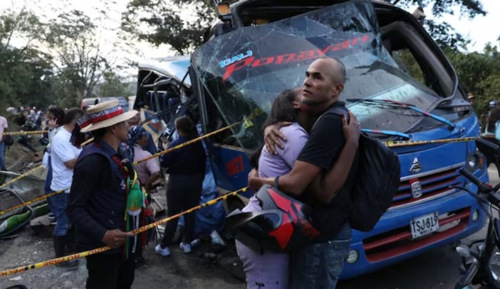 At least 13 people killed, 17 injured in explosives attack in Colombia