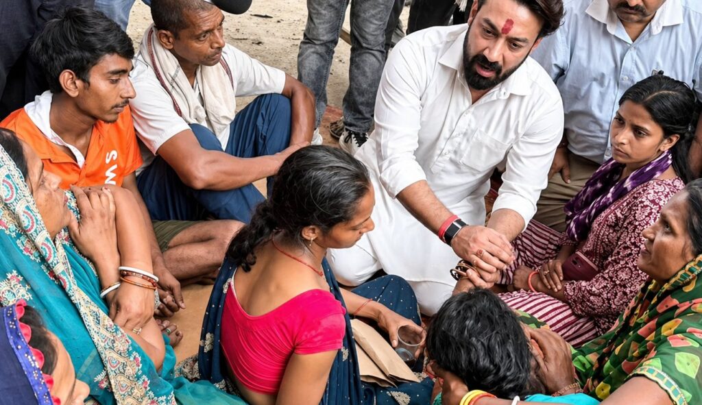 delhi-bihar-boy-pandav-murder-case-cm-samrat-choudhary-gave-ex-gratia-and-chirag-paswan-party-mp-rajesh-verma-meet-with-victim-family/