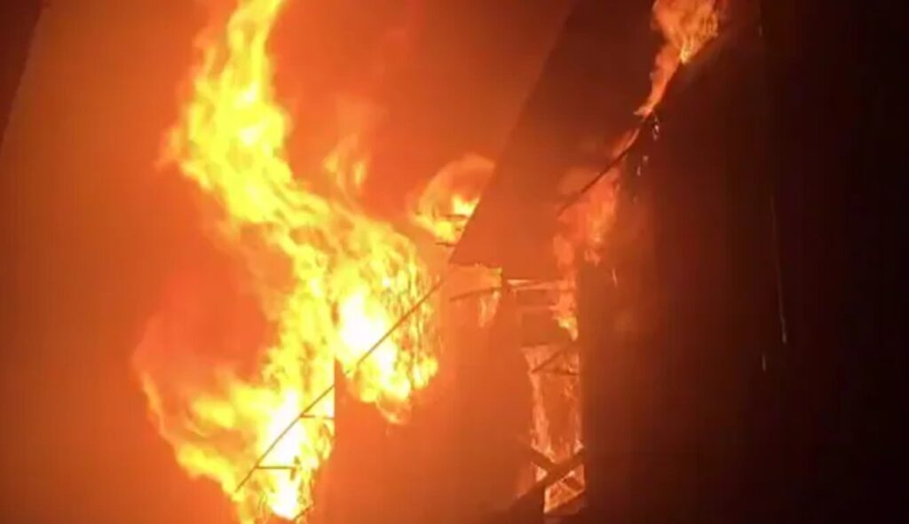 Massive fire ravages luxury cottages near Goa's Ajoba Temple, losses in crores