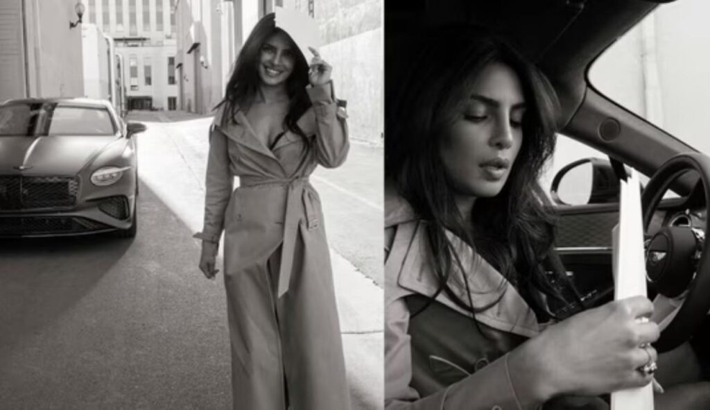 Priyanka Chopra stuns in first look as new global brand ambassador for Bentley, serves effortless elegance
