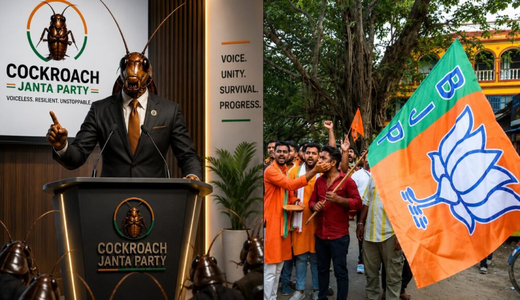 Latest News: Cockroach Party Beats BJP on Instagram with 16M Followers