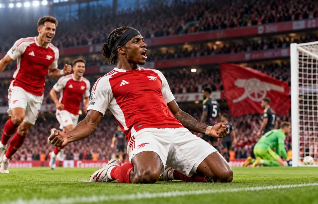 Madueke Scores Winner In Arsenal Win