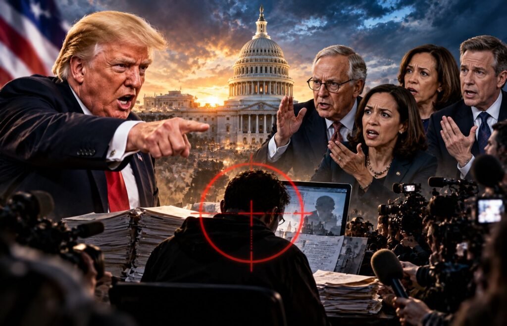 Trump Suggests Leakers Should ‘Be Shot’, Sparking Backlash from Democrats and Media