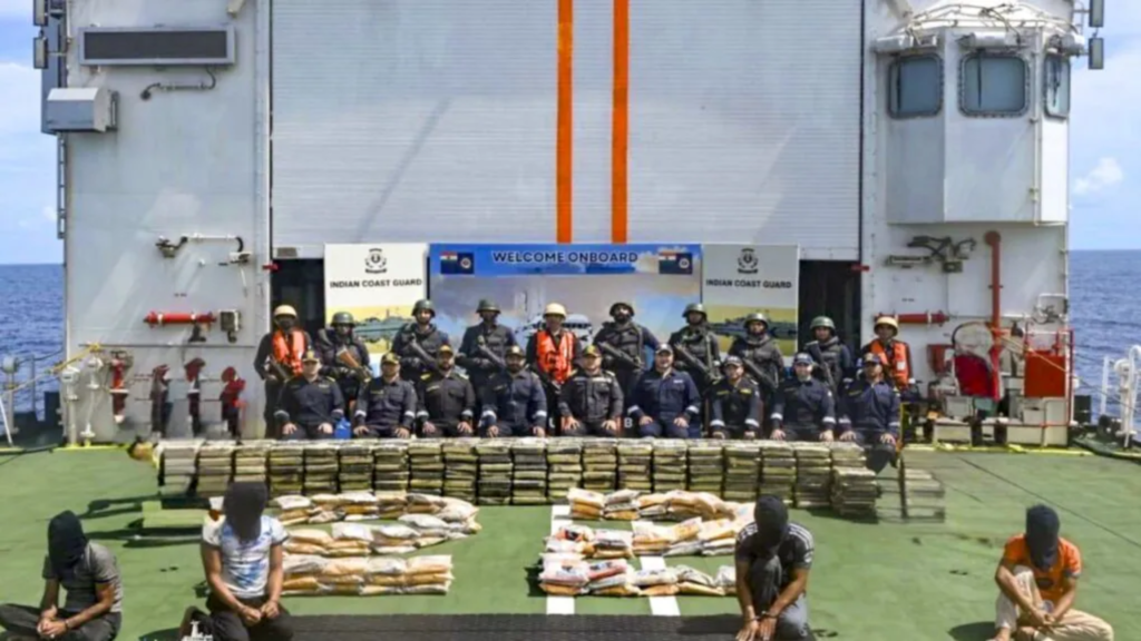 Indian Coast Guard Seizes 526 Kg Drugs Worth ₹3,000 Crore From Iranian Vessel in Arabian Sea